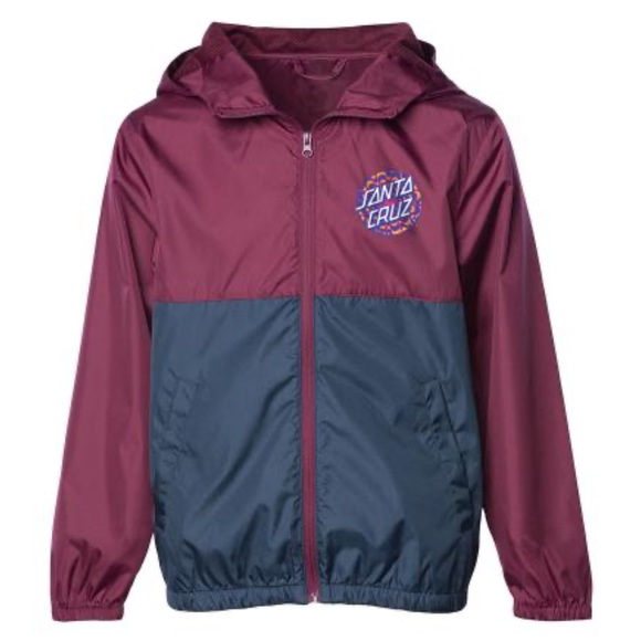 Santa Cruz Skateboards Jackets & Blazers - Santa Cruz Kaleidot Windbreaker Jacket